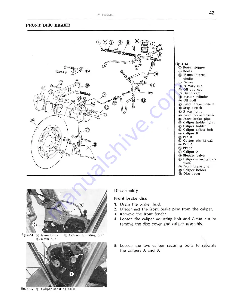 Honda CB350F-CB400F Скачать руководство пользователя страница 43