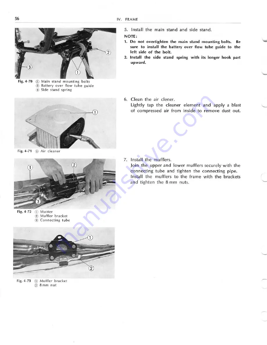 Honda CB350F-CB400F Service Manual Download Page 57