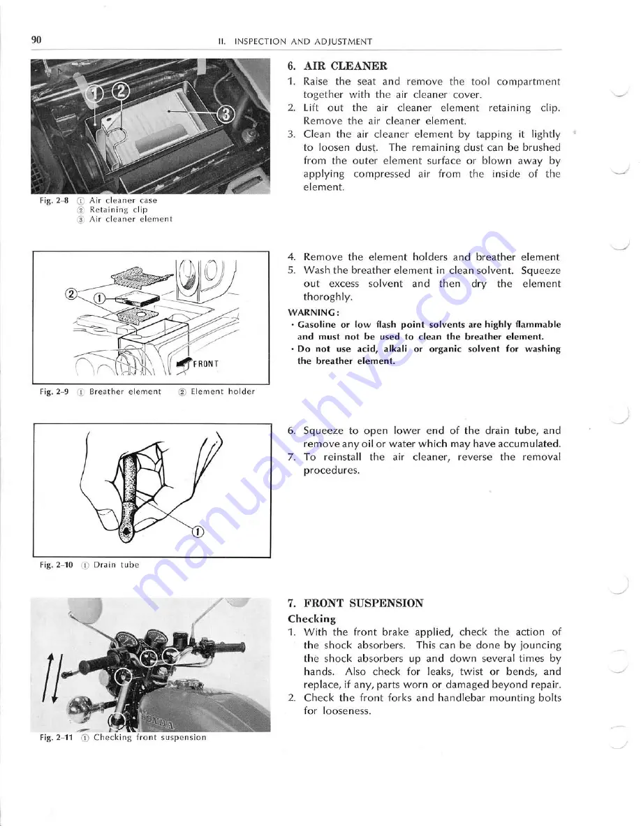 Honda CB350F-CB400F Скачать руководство пользователя страница 91