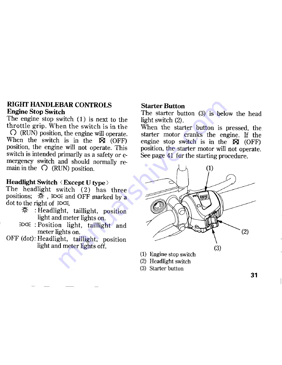 Honda CB600F Owner'S Manual Download Page 39