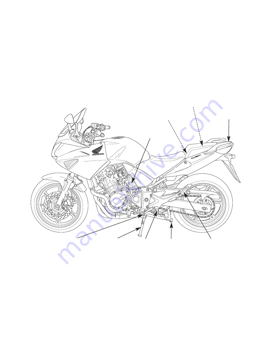 Honda CBF600N 2006 Owner'S Manual Download Page 24