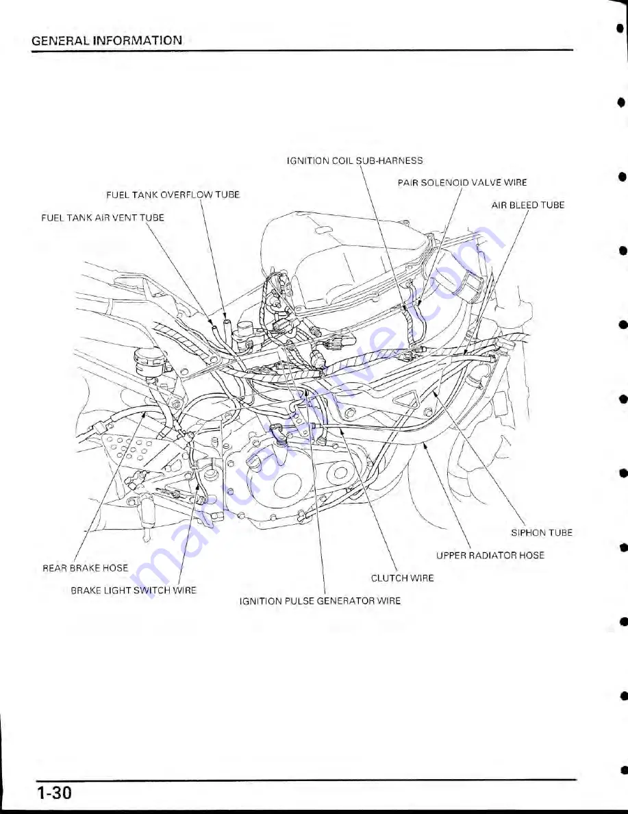 Honda CBR900 Service Manual Download Page 30