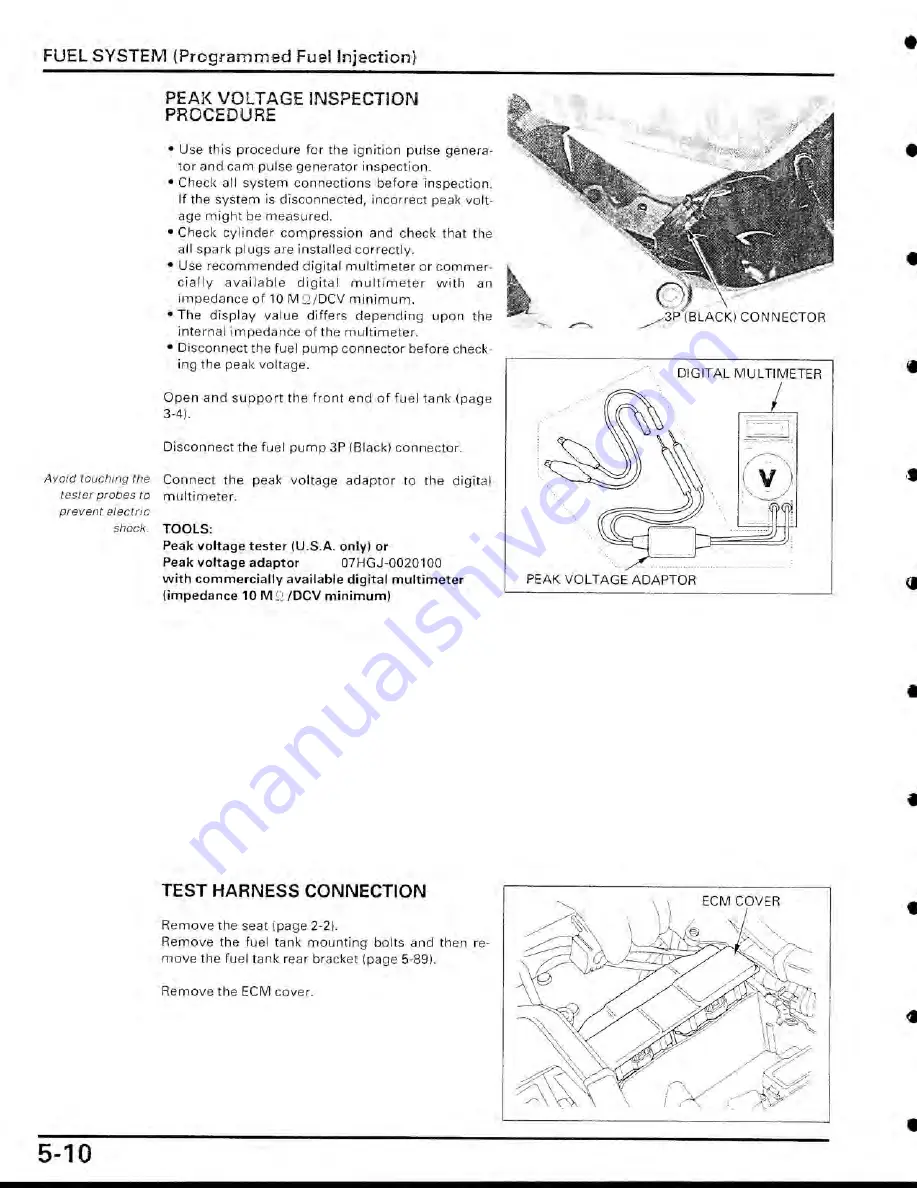 Honda CBR900 Service Manual Download Page 123