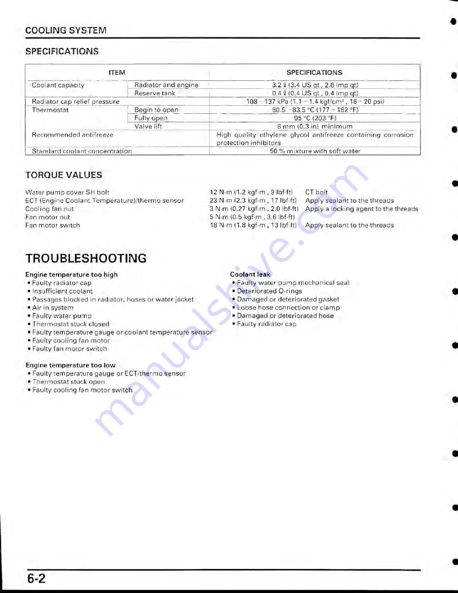 Honda CBR900 Service Manual Download Page 226