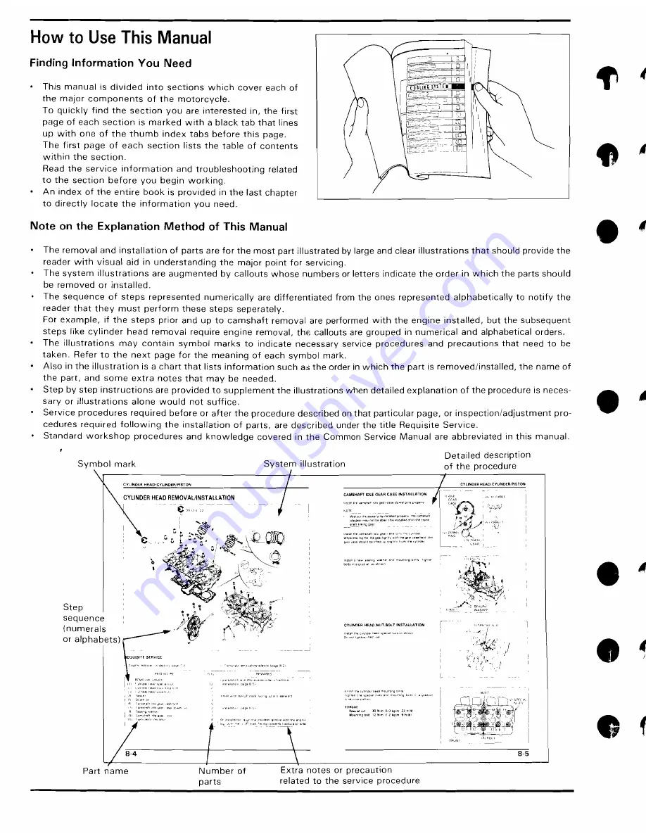 Honda CH250 1989 Service Manual Download Page 3