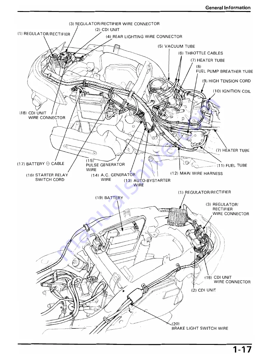 Honda CH250 1989 Скачать руководство пользователя страница 21