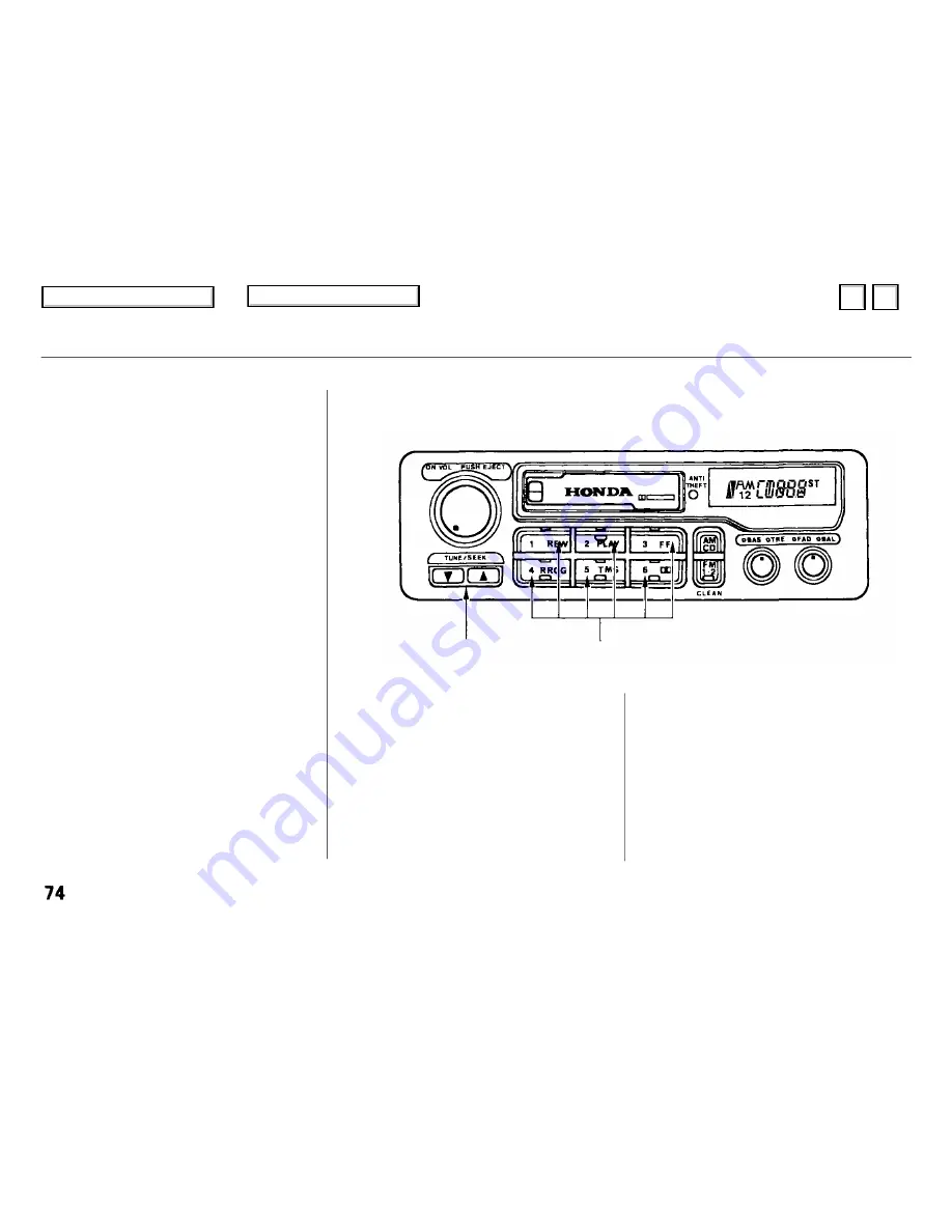 Honda Civic 1995 Owner'S Manual Download Page 75