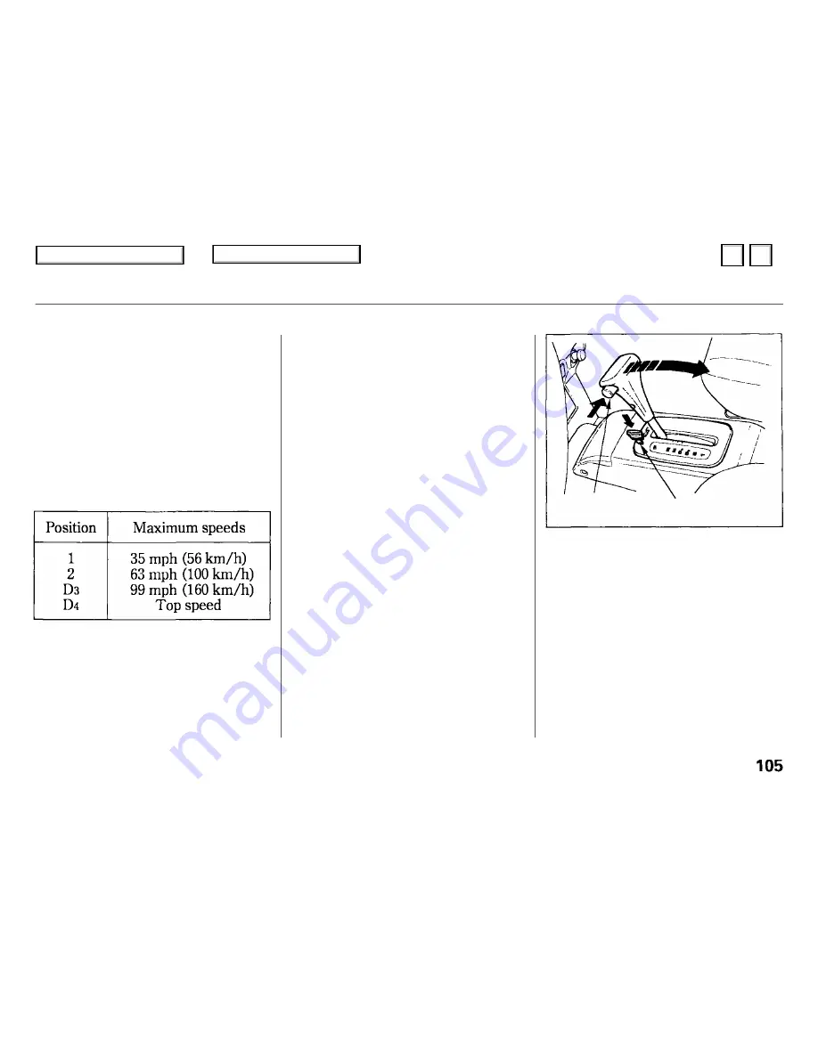 Honda Civic 1995 Owner'S Manual Download Page 106