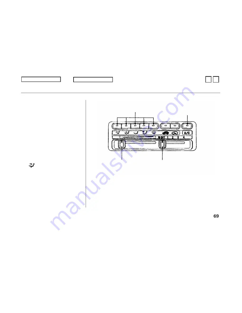 Honda Civic Sedan 1993 Owner'S Manual Download Page 70