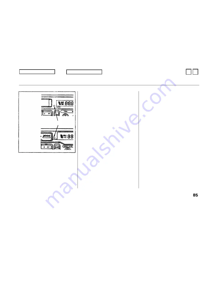 Honda Civic Sedan 1993 Owner'S Manual Download Page 86