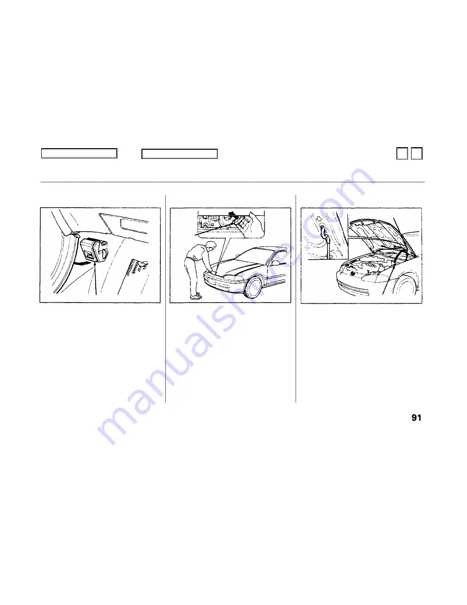 Honda Civic Sedan 1993 Owner'S Manual Download Page 91