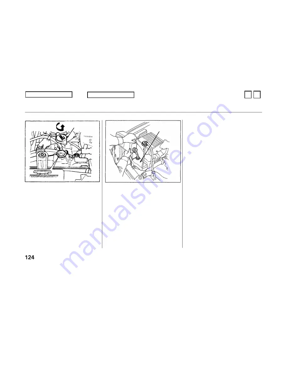 Honda Civic Sedan 1993 Owner'S Manual Download Page 124