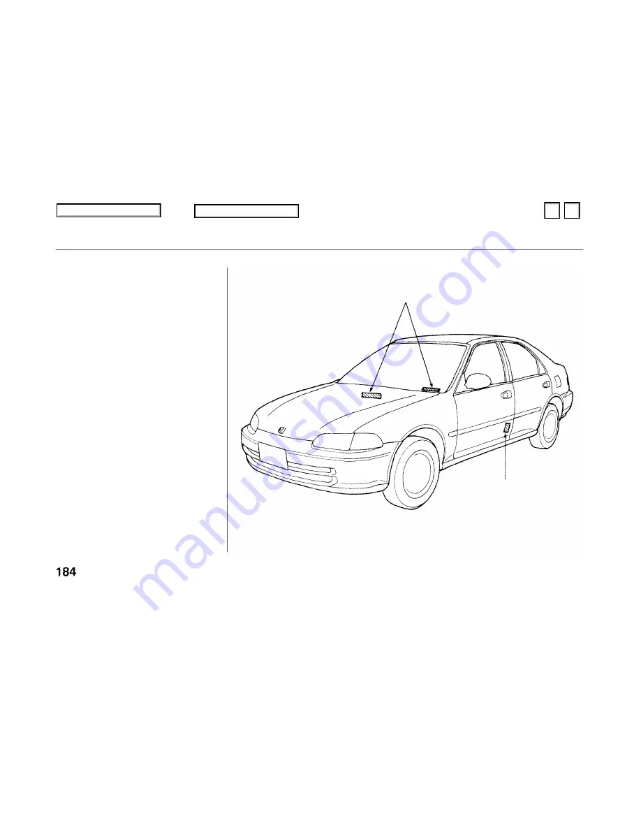 Honda Civic Sedan 1993 Скачать руководство пользователя страница 183