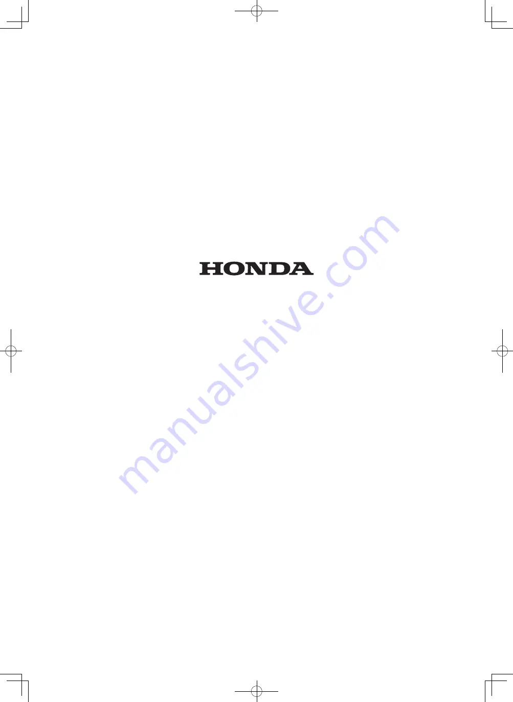 Honda CV7285Z Owner'S Manual Download Page 36