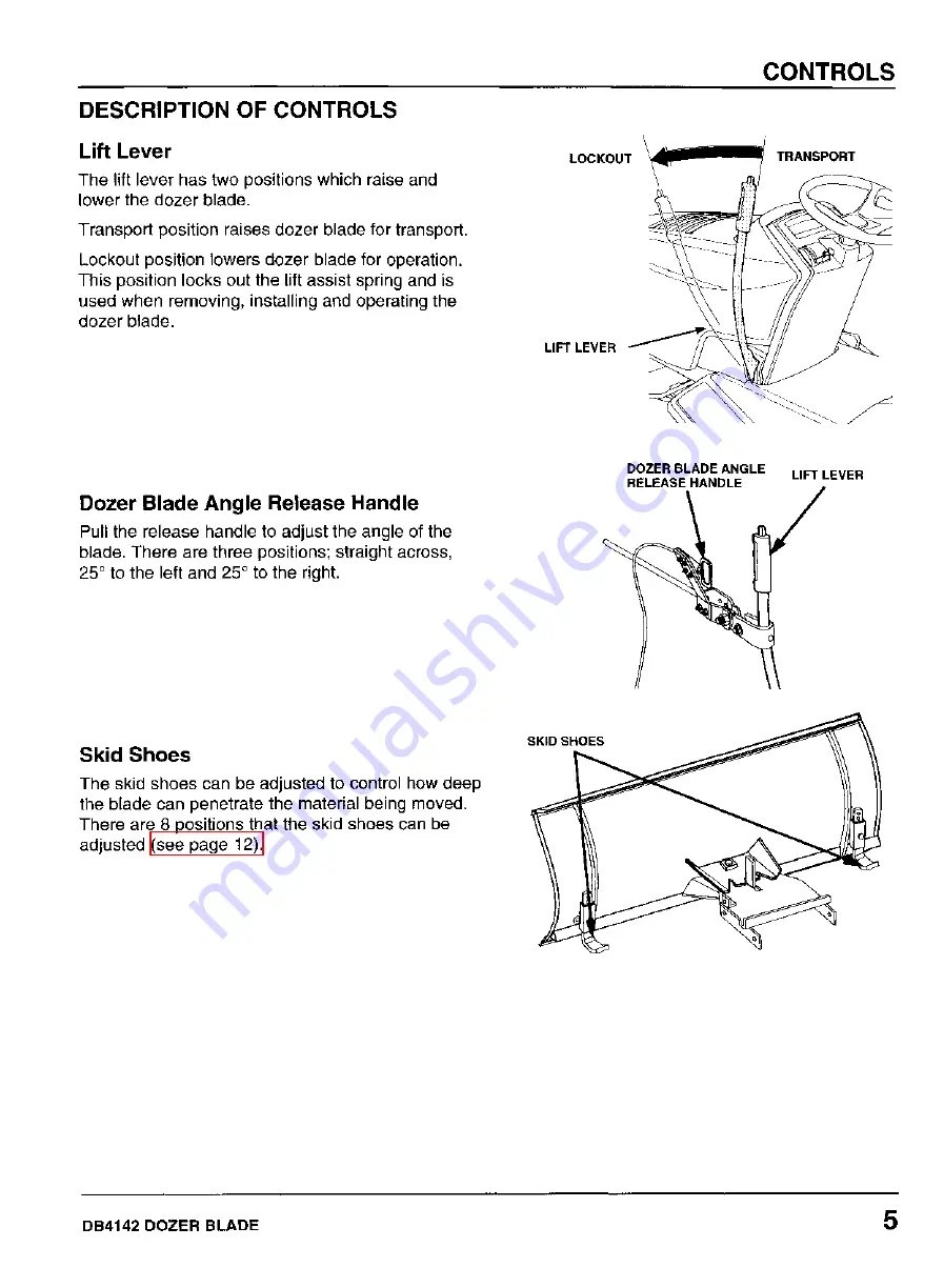 Honda DB4142 Operator'S Manual Download Page 7