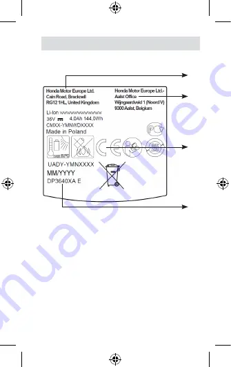 Honda DP3640XA Owner'S Manual Download Page 74