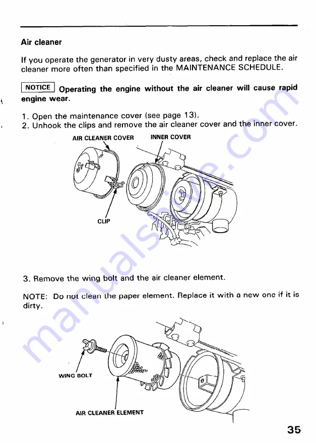 Honda EB12D Скачать руководство пользователя страница 37