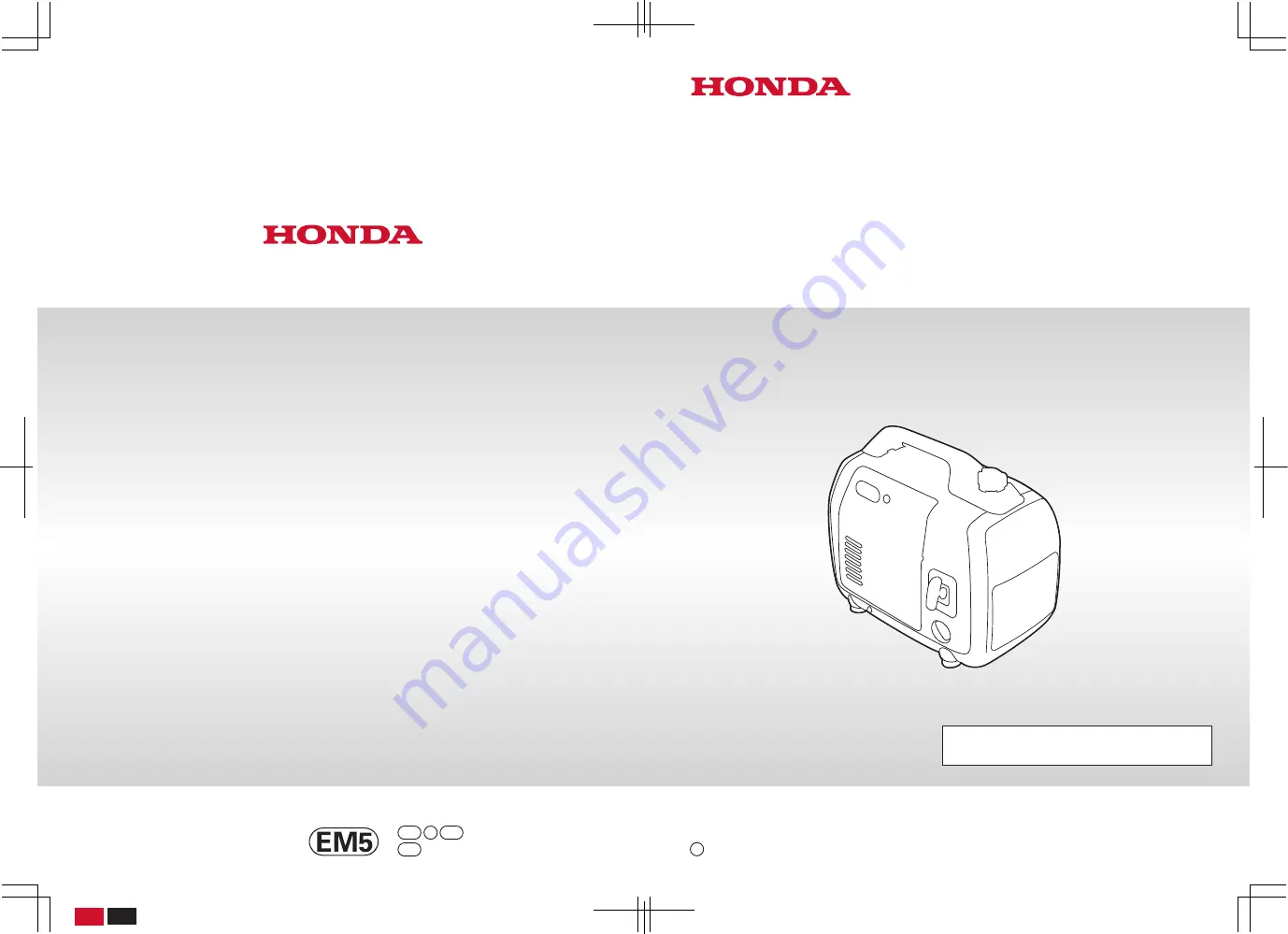 Honda EB2200i Owner'S Manual Download Page 92