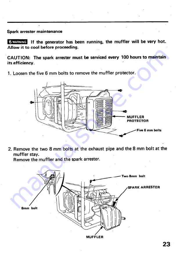 Honda EB2200X Owner'S Manual Download Page 25