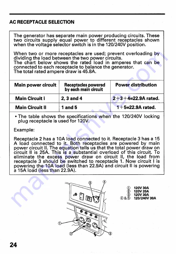 Honda EB6500SX Owner'S Manual Download Page 26