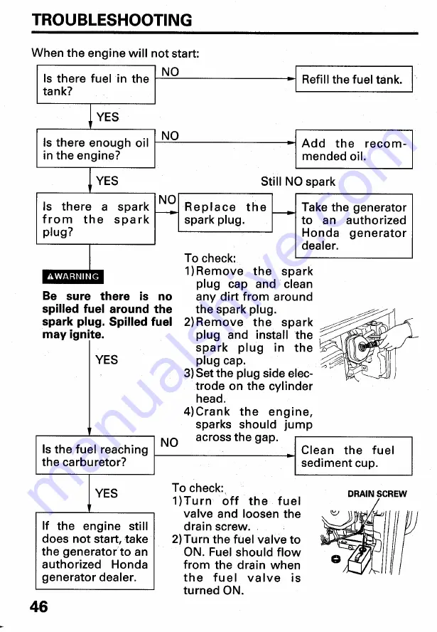 Honda EB6500SX Owner'S Manual Download Page 48