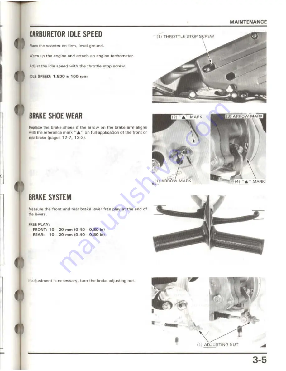 Honda Elite 50 LX Service Manual Download Page 25