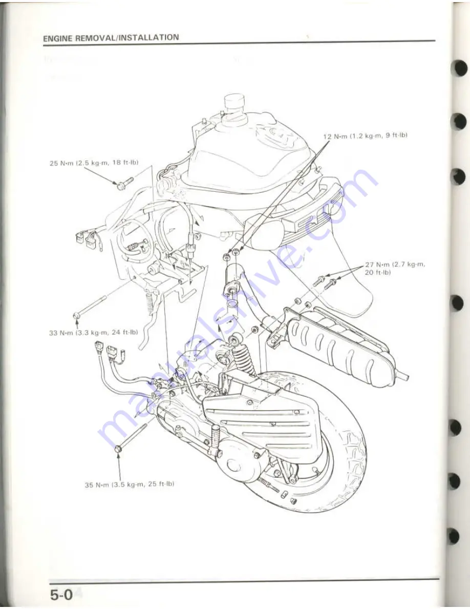 Honda Elite 50 LX Скачать руководство пользователя страница 44