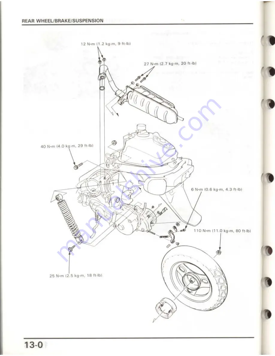 Honda Elite 50 LX Скачать руководство пользователя страница 115