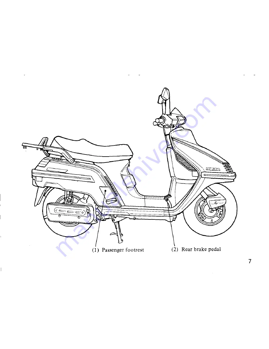 Honda Elite CH250 Скачать руководство пользователя страница 13