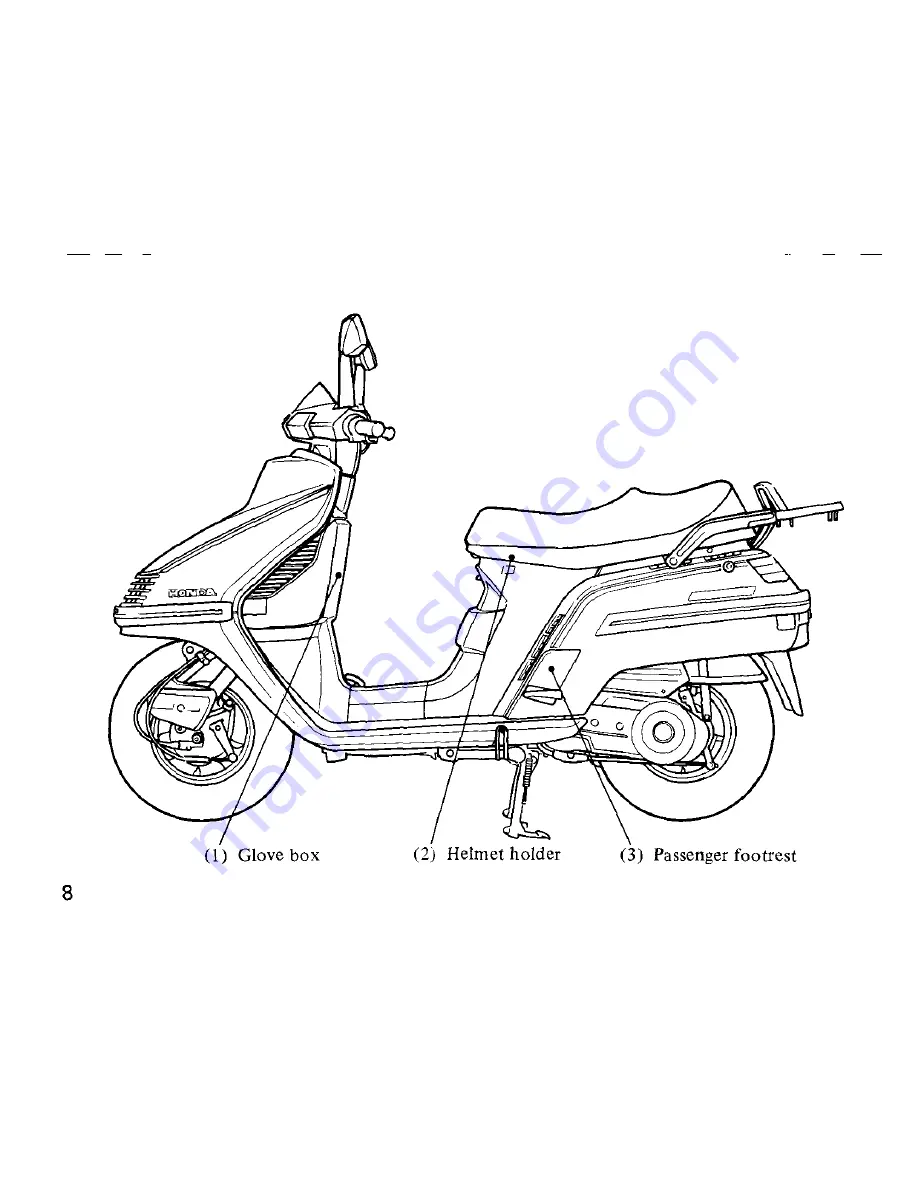 Honda Elite CH250 Скачать руководство пользователя страница 14