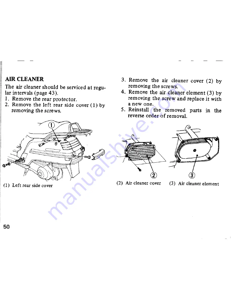 Honda Elite CH250 Owner'S Manual Download Page 56