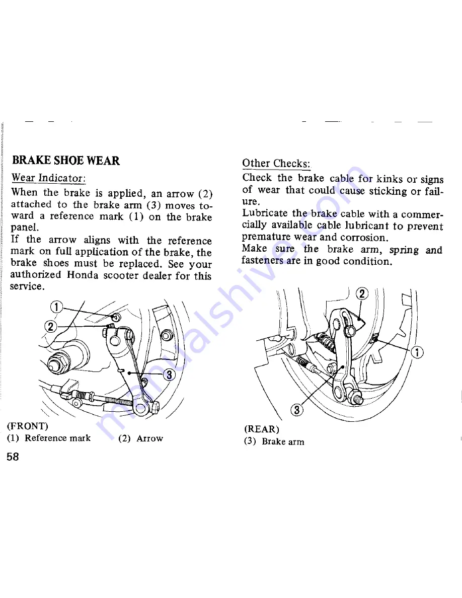 Honda Elite CH250 Скачать руководство пользователя страница 64