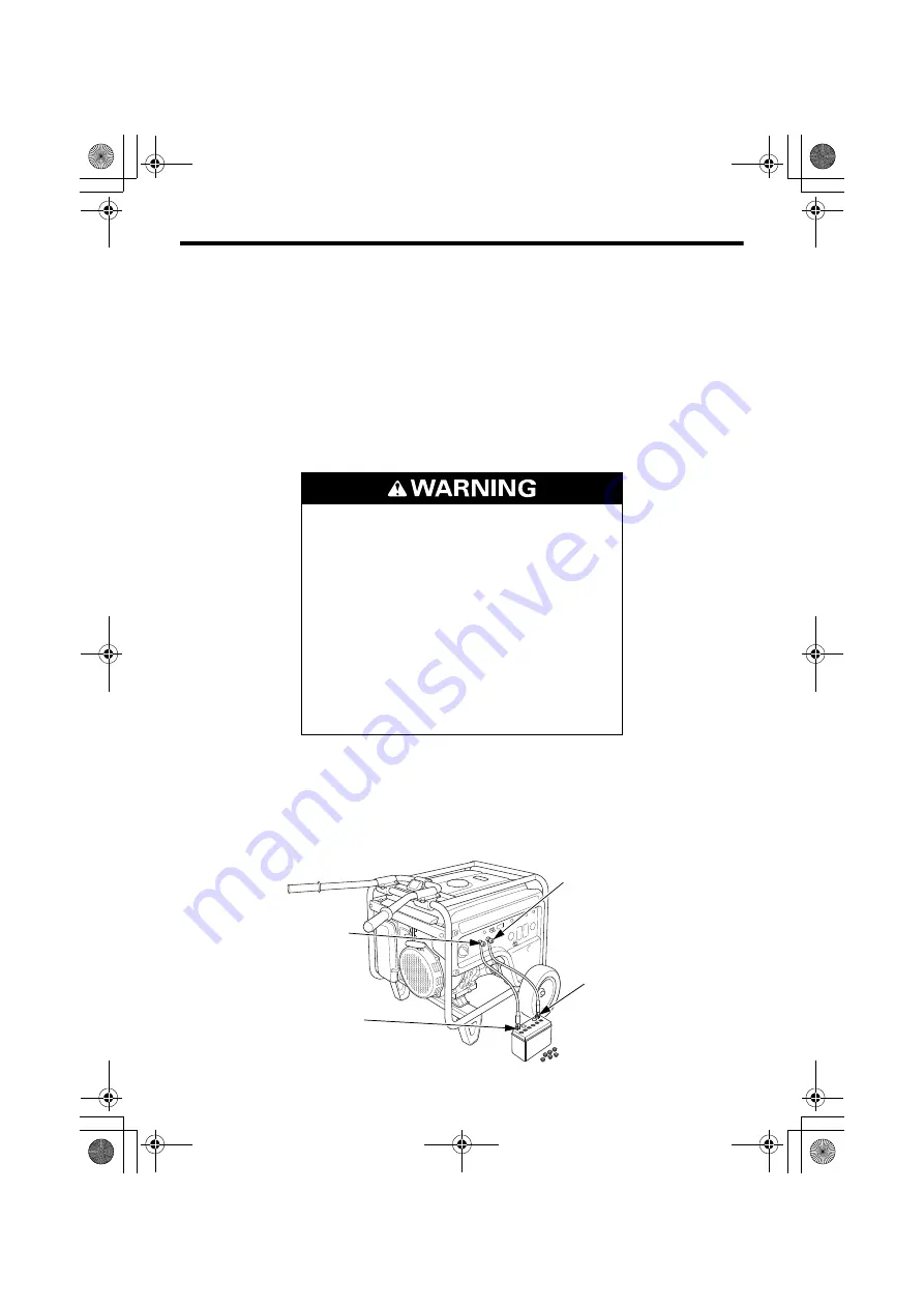 Honda EM4000SX Owner'S Manual Download Page 40