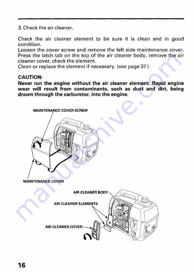 Honda EU20I Owner'S Manual Download Page 18