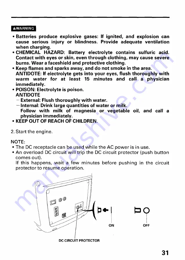 Honda EU20I Owner'S Manual Download Page 33