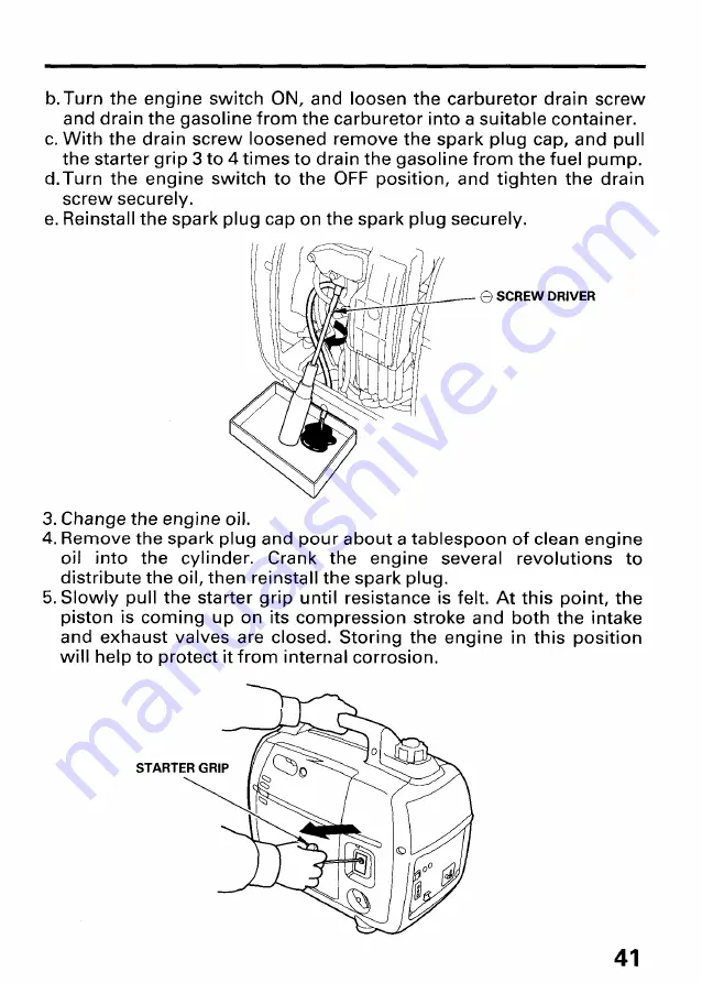 Honda EU20I Owner'S Manual Download Page 43