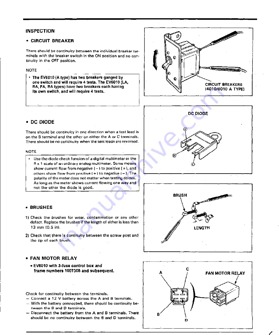 Honda EV6010 Service Information Download Page 64