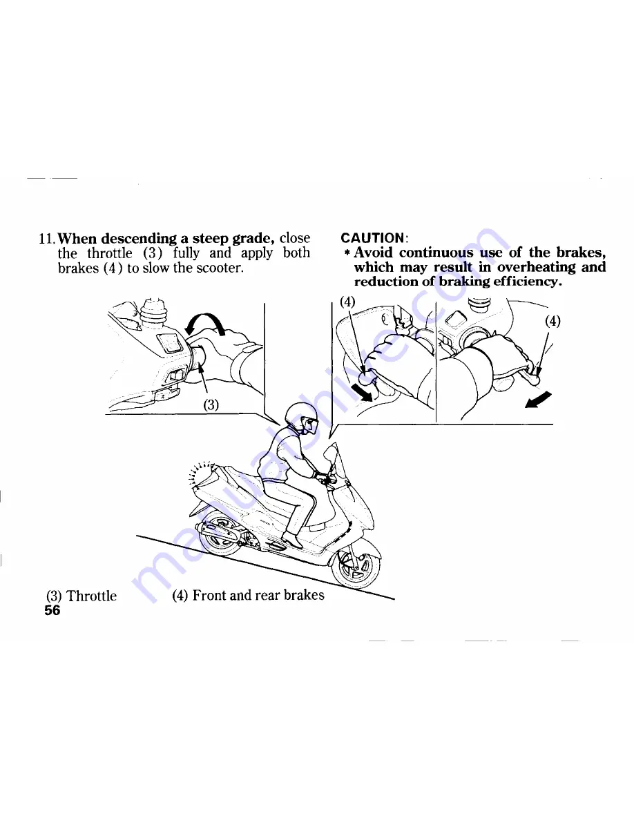 Honda FES250 Owner'S Manual Download Page 64