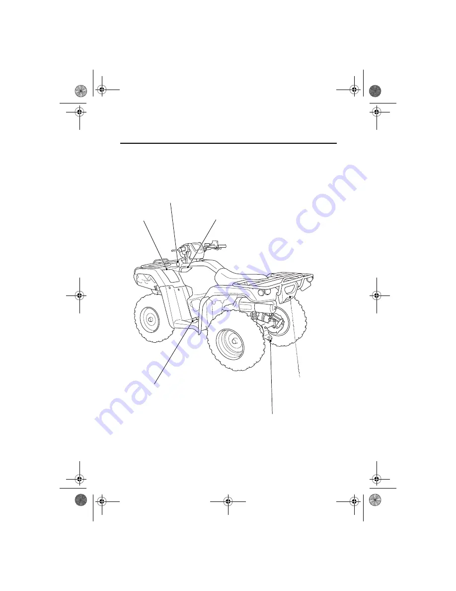 Honda FOREMAN Owner'S Manual Download Page 23