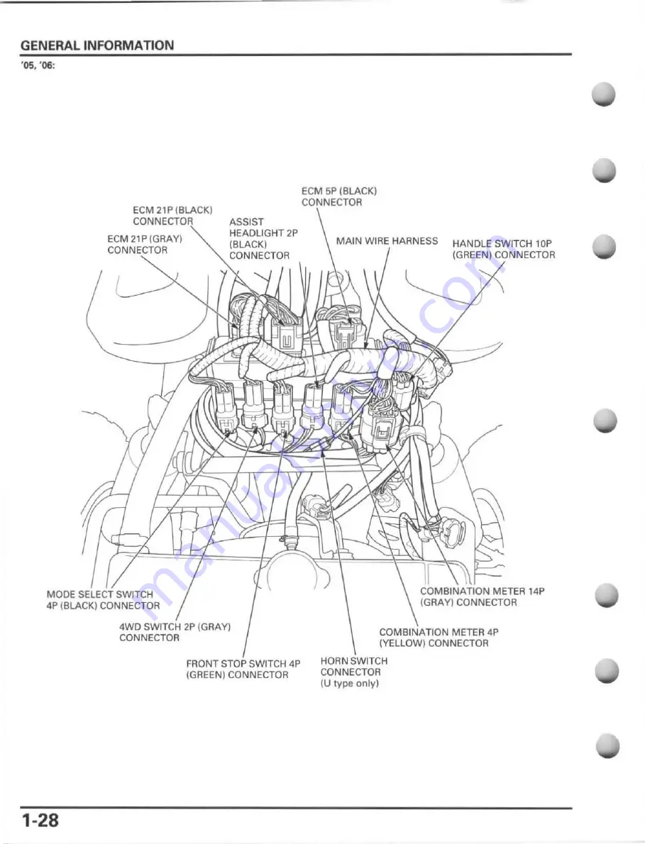 Honda FourTrax Foreman Rubicon 2005 Скачать руководство пользователя страница 32