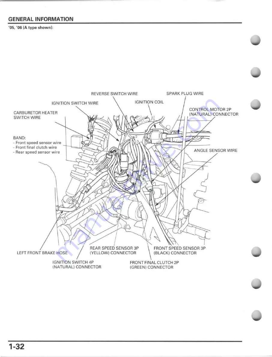 Honda FourTrax Foreman Rubicon 2005 Скачать руководство пользователя страница 36