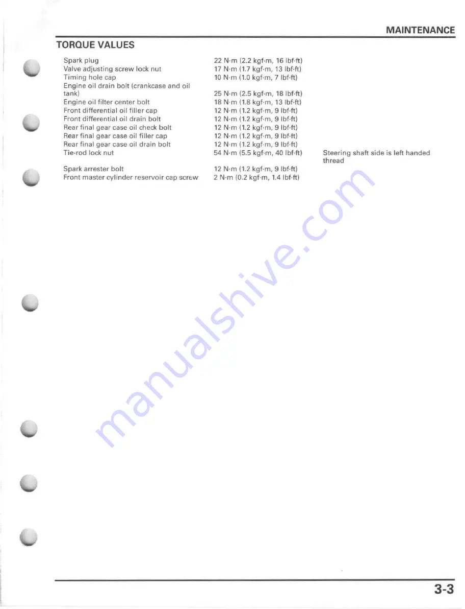 Honda FourTrax Foreman Rubicon 2005 Service Manual Download Page 75