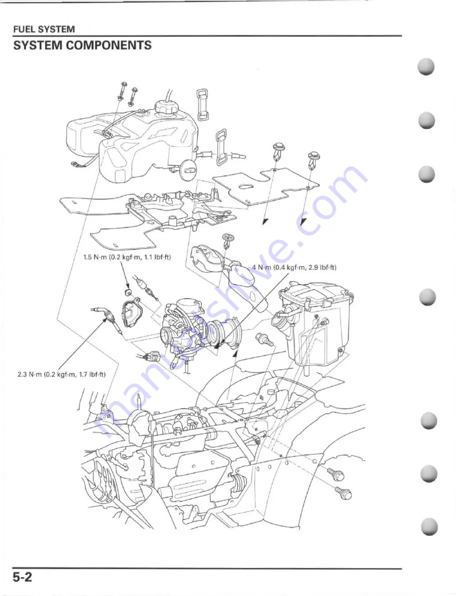 Honda FourTrax Foreman Rubicon 2005 Service Manual Download Page 120