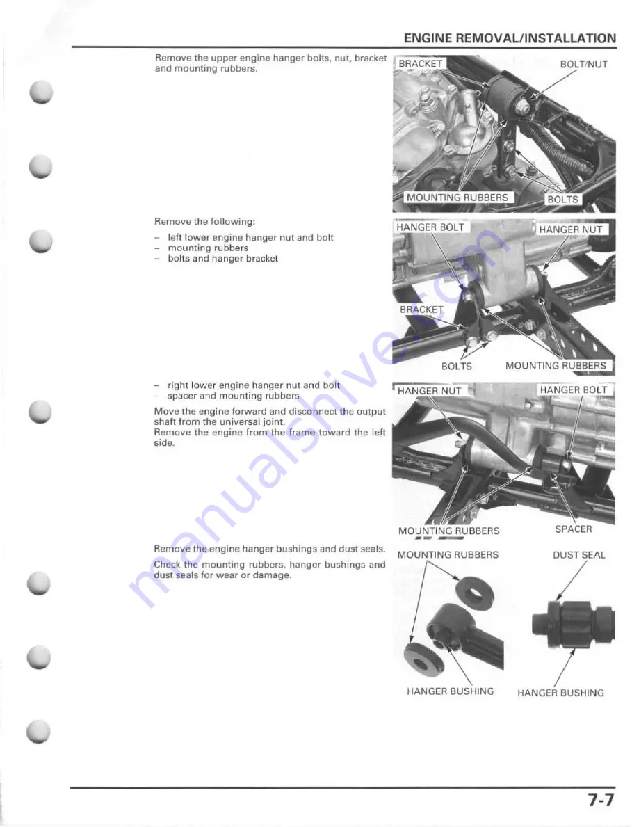 Honda FourTrax Foreman Rubicon 2005 Service Manual Download Page 163