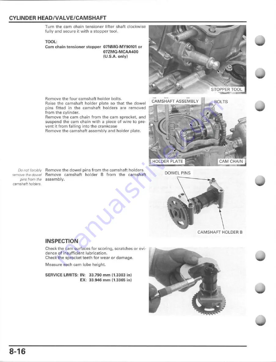 Honda FourTrax Foreman Rubicon 2005 Service Manual Download Page 184