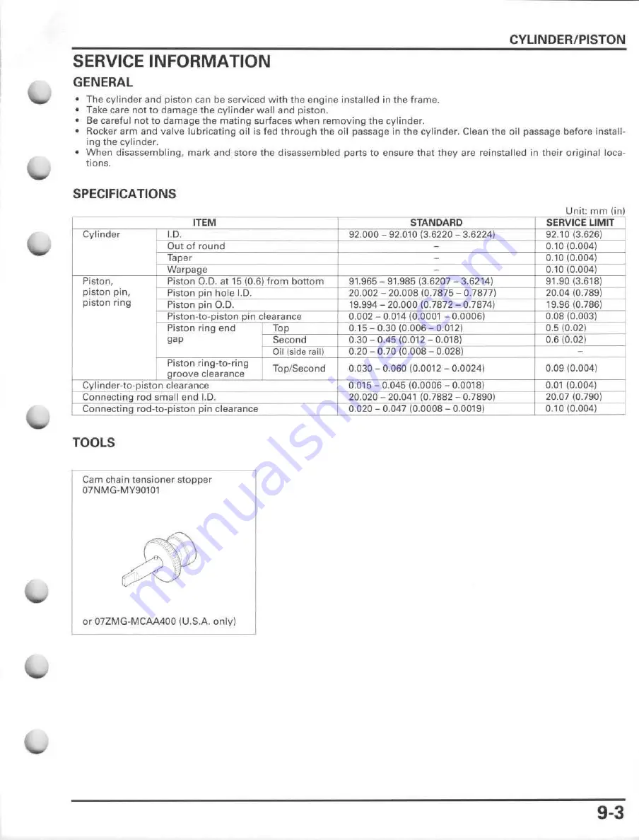 Honda FourTrax Foreman Rubicon 2005 Service Manual Download Page 195