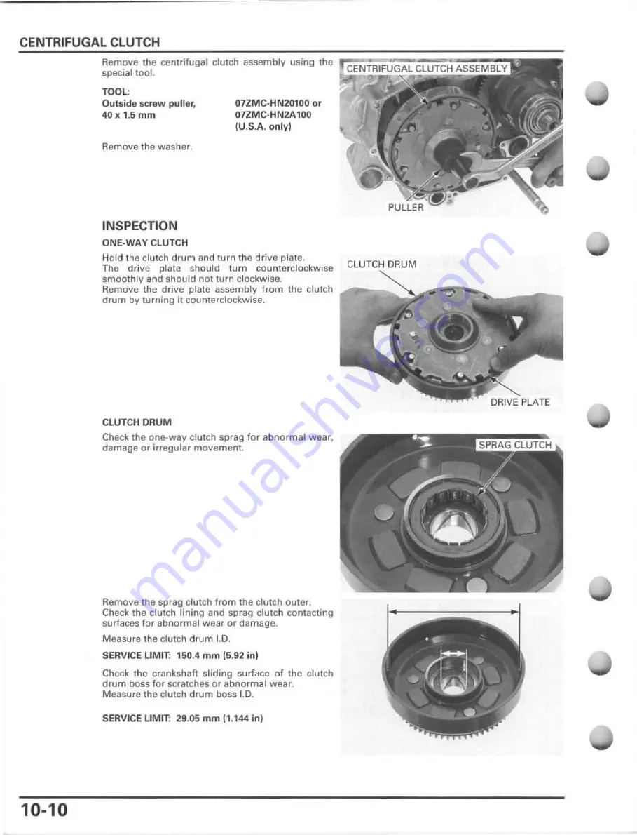 Honda FourTrax Foreman Rubicon 2005 Service Manual Download Page 214