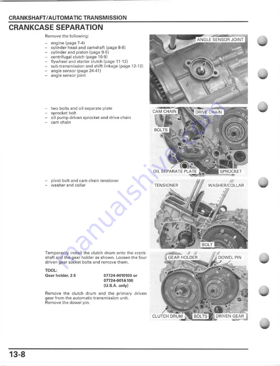 Honda FourTrax Foreman Rubicon 2005 Скачать руководство пользователя страница 264