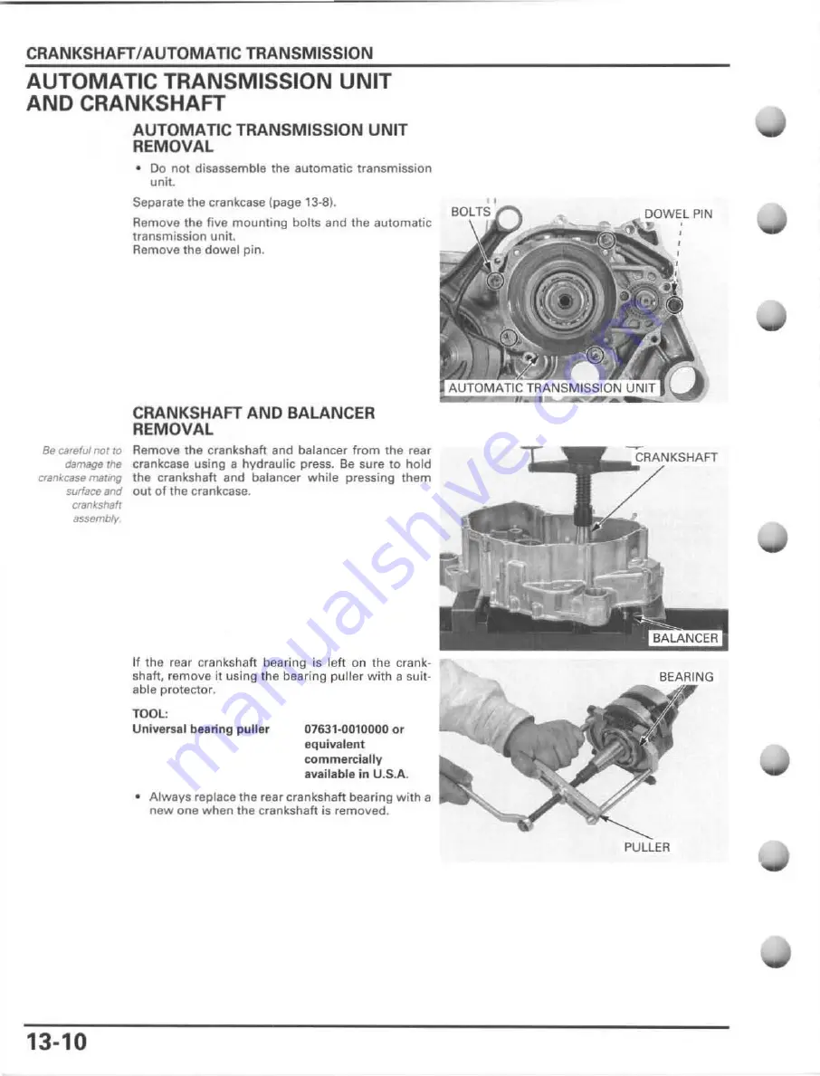 Honda FourTrax Foreman Rubicon 2005 Скачать руководство пользователя страница 266