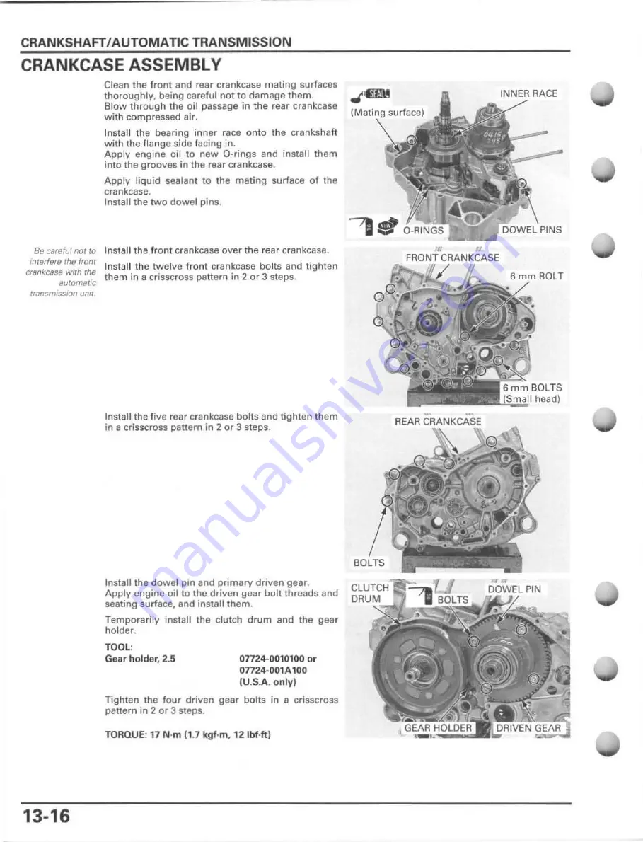 Honda FourTrax Foreman Rubicon 2005 Скачать руководство пользователя страница 272